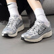 耐克（NIKE）正品女鞋2025新款P-6000透氣輕便緩震復(fù)古跑步鞋休閑老爹鞋大童鞋 經(jīng)典復(fù)古老爹鞋/金屬銀/店長力薦 37.5