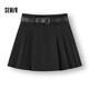 森馬（Semir）半身裙女腰帶西裝百褶裙顯瘦2025春季女團風遮胯短裙109125120001