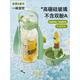 京蔻迪德國品質(zhì)新款1500ml大容量杯子食品耐高溫高硼硅玻璃1升水杯女吸 月光白杯套/杯刷/吸管刷/貼 1.2L