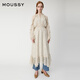 moussy 【歐陽娜娜同款】女裝新款度假連衣裙028GAH30-6140 075花紋米色 S 00001