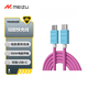 魅族（MEIZU）PANDAER Line King 100W USB-C 硅膠快充數(shù)據(jù)線CityPop藍支持PD3.0支持6A 手機/耳機/平板一線接入