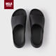 無印良品（MUJI）【中】含OBP再生素材 沙灘拖鞋 黑色  42 
