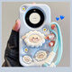 藍(lán)妮子 適用 華為mate70手機(jī)殼 華為mate70pro+手機(jī)殼優(yōu)享版卡通可愛女生全包防摔立體硅膠支架小熊掛繩 立體小綿羊支架+藍(lán)白編制手繩 華為Mate70