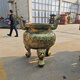 寺廟鑄鐵燒紙爐戶(hù)外焚香爐大號特大圓形室內家用祠堂案桌插香供奉 古銅色萬(wàn)年香火有耳 肚徑82cm口徑67cm高75cm
