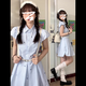 鏡莎藍色條紋新品連衣裙子女夏季2025年新款學(xué)生韓系穿搭氣質(zhì)收腰短裙 藍色 均碼 可備注碼數(shù)