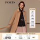 PORTS寶姿 新品女裝氣質(zhì)斗篷袖雙面呢大衣SN9C023CWF002 駝色 M (6)