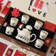 法·瑪莎 FAV MARTHA熊貓茶具新婚禮物送新娘新人結(jié)婚茶杯水壺暖房喬遷之喜茶水具實(shí)用 【高定禮盒】萌寶熊貓_一壺六杯+