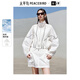 太平鳥女裝外套柔光系列防曬服衣服女休閑立領(lǐng)便服 白色短外套 M