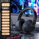 HKMW索尼SONY適用電競(jìng)?cè)鏌o線頭戴式藍(lán)牙耳機(jī)HIFI降噪運(yùn)動(dòng)可插卡電腦手機(jī)通用3d立體頭戴式耳機(jī) 耀月黑【5.3智能高清拔插麥+Type 標(biāo)配 官配套餐