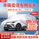 西尼可豐田奕澤CHR車(chē)衣全車(chē)罩izoa新雙擎2.0L混動(dòng)遮陽(yáng)防曬防雨外罩車(chē)套 加棉絨加厚牛津布汽車(chē)車(chē)衣罩外套 18-23款豐田奕澤/CHR專(zhuān)用車(chē)衣罩