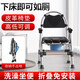 康際 老人坐便椅不銹鋼可折疊成人坐便器移動(dòng)馬桶廁所浴室洗澡座椅子 07 葫蘆型軟坐墊+洗澡坐便+可調高KJ6204