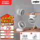 愛(ài)登（edon）桌面風(fēng)扇e818壁掛搖頭電風(fēng)扇夾子風(fēng)扇宿舍辦公室小型mini學(xué)生臺(tái)扇USB充電續(xù)航折疊收納便攜電風(fēng)扇 簡(jiǎn)約白【臺(tái)壁夾三用】折疊+搖頭