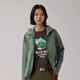 FJALLRAVEN北極狐春秋運(yùn)動(dòng)戶外女G-1000透氣防風(fēng)露營(yíng)時(shí)尚連帽夾克外套89826 613翠綠 M