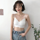 珍妮弗日記內衣女學(xué)生少女裹胸美背無(wú)鋼圈文胸薄款夏季  白色1件-細肩帶美背文胸 均碼