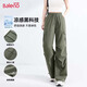 班尼路（Baleno）工裝直筒長(zhǎng)褲2025年夏季新款時(shí)尚潮流高腰顯瘦藏肉寬松舒適休閑褲
