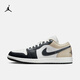 耐克（NIKE）Jordan官方耐克喬丹AJ1板鞋男子運(yùn)動(dòng)鞋秋季低幫緩震輕便553558 153山峰白/灰黑/藤黃 41