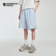 Dangerous people薛之謙dsp潮流百搭運動(dòng)輕薄寬松梭織顯瘦休閑短褲 男款-藍色 M