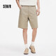 森馬（Semir）休閑短褲男復(fù)古流行工裝褲2025夏季直筒褲子純色百搭109325125101