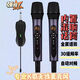 TAURUS MIC無線麥克風(fēng)話筒自帶混響可調(diào)頻接收器戶外K歌直播音響設(shè)備家用KTV 混響話筒一拖二 官方標(biāo)配