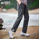 拓路者山貓戶(hù)外褲女春秋款跑步透氣徒步登山褲防風(fēng)防潑水直筒運動(dòng)長(cháng)褲子