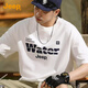 吉普（JEEP）260G重磅純棉男士T恤男厚實(shí)上衣服2025夏季圓領(lǐng)寬松落肩短袖體恤