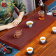 暢璽窄邊電木茶盤(pán)家用電膠木簡(jiǎn)約新款無(wú)邊框茶臺現代輕奢茶托盤(pán)茶具 60x30x5cm紅無(wú)邊框 隱藏排水