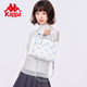 Kappa卡帕 新款托特包女大容量時(shí)尚單肩斜挎包上班通勤手提包七夕禮物 勿忘草藍(lán)(拉鏈款)