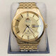 日本進(jìn)口雙獅手表原裝全自動(dòng)大表盤(pán)機械老款庫存夜光防水精鋼商務(wù) 全金色