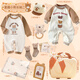 DOMIAMIAKIDS新生嬰兒衣服禮盒套裝小孩剛出生寶寶用品見(jiàn)面禮實(shí)用滿(mǎn)月禮物 童趣小熊樂(lè )園四季長(cháng)袖1 73cm (4-7個(gè)月)建議百天