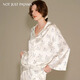 Not Just Pajama吳千語(yǔ)同款】 鉆石小狗 22姆米真絲睡衣女春夏家居服套裝 白色 S
