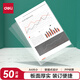 得力（deli）50個(gè)裝透明文件套 A4豎式插頁(yè)保護(hù)袋獎(jiǎng)狀收集財(cái)務(wù)票據(jù)資料收納快遞袋辦公文件學(xué)習(xí)用品無(wú)孔64051