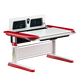 ZART札德zart 兒童學(xué)習桌椅學(xué)習書(shū)桌小學(xué)生課桌寫(xiě)字臺可可升降超跑桌 超跑X1單桌（紅）