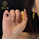 御龍鏡999足金麥穗黃金耳釘女 金枝玉葉時尚流蘇彎鉤5G耳環(huán)耳墜送女友 附送鑒定證書/定制刻字