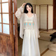 FOX.G吊帶半身裙連衣裙女裙子夏季衣服女裝2025新款法式小個(gè)子穿搭套裝 背心+開(kāi)衫+半身裙【三件套】 均碼 【建議120斤以?xún)?nèi)】