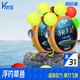 威拓森（weituosen）浮釣草魚線組手桿路亞釣組專用浮漂滑漂釣線組套裝路滑手竿線組款 7.2米1付裝線5#有刺鉤14# 伊勢尼鉤