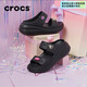 卡駱馳（crocs）泡芙?jīng)鲂蓍e鞋厚底拖鞋戶外洞洞鞋沙灘涼拖 M6W8
