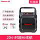 紐曼（Newsmy）柏林之聲手提藍牙音響大音量戶(hù)外廣場(chǎng)舞音響家用重低音炮便攜式 黑色升級版 +6.5寸大喇叭+遙控器 標配