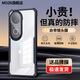 MOZK 適用vivos20手機殼s20pro四角氣囊防摔保護(hù)套s19pro自帶鏡頭膜硅膠全包輕薄透明高級感男女商務(wù) S20【石墨黑】+手機膜 刀鋒四角防摔