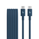 beats 耳機(jī) 手機(jī)充電線  編織連接線 Apple/蘋(píng)果USB-C/type-c 數(shù)據(jù)線適用iPhone15 16手機(jī)/原裝線 USB-C 轉(zhuǎn) USB-C 飚速藍(lán)（1.5米）