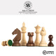 A&A/領(lǐng)御王高3.75/3inch木制加重國際象棋棋子標準比賽尺寸不含棋盤(pán)/CHESS 王高9.5cm-不含棋盤(pán)