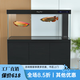 liangcai亮彩生態(tài)底濾德彩中大型魚(yú)缸現代風(fēng)客廳落地超白玻璃智能水族箱 肌膚黑 德彩 長(cháng)120*寬40*缸高75+柜高80cm