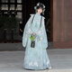 漢虞葵_茉莉花語(yǔ) 原創(chuàng  )明制長(cháng)衫漢服女2025新款春夏云肩馬面裙古裝 茉莉花語(yǔ) 淺藍色 云肩+長(cháng)衫+吊帶+馬面裙 S