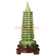 赤槿天然玉石雕刻文昌塔玉器工藝品高考學(xué)習(xí)九層十三層文昌塔玉石擺件 玉石13層19CM文昌塔(木座)