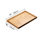 VTyee竹托盤(pán) 水具托盤(pán)果盤(pán) 茶盤(pán) 果盆 果籃 茶托 中號竹木托盤(pán)