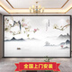定制壁布3D現(xiàn)代中式山水電視背景墻壁紙客廳沙發(fā)裝飾壁畫影視墻布 熱轉(zhuǎn)印雙宮仿真絲布 定制