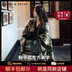 CinvaiKrose輕奢斗篷女秋冬新款水墨畫(huà)圍巾保暖女披肩生日禮物送女友老婆 CK圍巾-水墨色【紅禮盒包裝】
