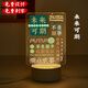 巴適小夜燈勵(lì)志擺件生日禮物男孩女孩女生獎(jiǎng)勵(lì)學(xué)生升學(xué)禮物伴手禮 文字款：未來可期【禮盒裝】