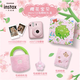 富士（FUJIFILM）富士拍立得mini12/minise/90/11相機一次成像即拍即得送女生禮物 mini12淺櫻粉（禮盒版） 官方標配+10張白邊相紙