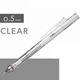 蜻蜓（TOMBOW）自動鉛筆日本進口MONO磨砂透明桿限定搖搖出鉛0.5低重心不易斷鉛 0.5透明色
