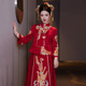 枝己新中式秀禾服新娘婚紗2025新款結婚禮服敬酒服古裝嫁衣出閣服婚服 H043 M